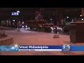 Snowy Weather Causing Traffic Jams In West Philadelphia