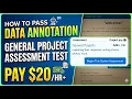 Pass Your First Data Annotation Test Guaranteed