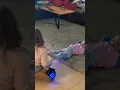 This is how they play with the hoverboard