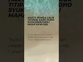 Syukur jeung bagja