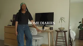 IKEA Vidga Curtain Track Install Bedroom Makeover HOME DIARIES
