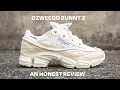 RAF SIMONS ADIDAS OZWEEGO 2 BUNNY CREAM REVIEW