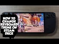 How to change keyboard theme on steam deck
