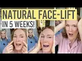 FACE-LIFT IN 5 WEEKS | NO SURGERY OR FILLERS ☝️| FACIAL MASSAGE \u0026 EXERCISE ROUTINE 🏋️‍♀️