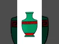 Vase coloring pages