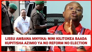 Tundu lissu ambana maswali ya papo kwa papo John mnyika juu ya nani alipitisha no reform no election