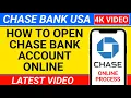 how to open chase bank account online open chase bank account online in USA