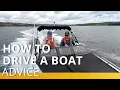 Driving a boat The basics