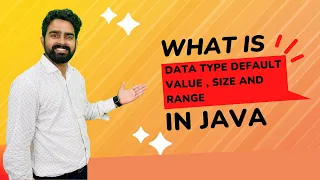 What is Data Type Default value Size and range Explained in Hindi Java Tutorial V2V EDTech