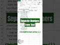 Separate Numbers from Text in Excel Quick Easy