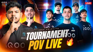IQOO OG Elite Tournament Claxon Final POV Live💙 ||  #teamelite  💙