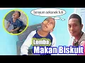Lomba Makan Biskuit Roma #lucubanget 🤣🤣