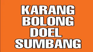 karang bolong doel sumbang musik video lirik official 