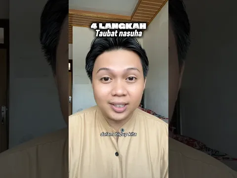 4 LANGKAH TAUBAT NASUHA