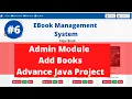 Add Books Admin Ebook Java Web Project Advance Java Web Project using Servlet JSP Project