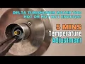 Delta Tub Shower Temperature Adjustment 5 Min Fix