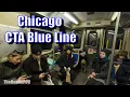 CTA Blue Line Ride - O Hare International Airport to Downtown Chicago