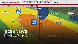 Extended weather coverage as storms bear down on Chicago area CBS News Chicago