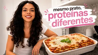 Lasanha vegetariana VS carnívora #duddanacozinha