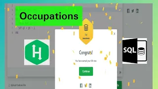 HackerRank Practice Sql 23 Occupations SQL gold badge l SQL