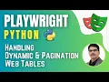 Playwright with Python Pytest Handling Dynamic Pagination Web Tables Session 9