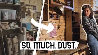 turning my dusty 1930s basement into a vintage style workshop