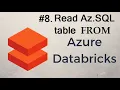 Azure Data Bricks - Access Az SQL table from Az Data Bricks