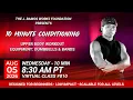 Virtual 10 Minute Conditioning - Upper body workout 2026