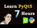 PyQt5 Full Course in 7 Hours Python GUI Course