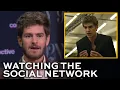 Download Lagu Andrew Garfield watches and reacts to THE iconic THE SOCIAL NETWORK scene