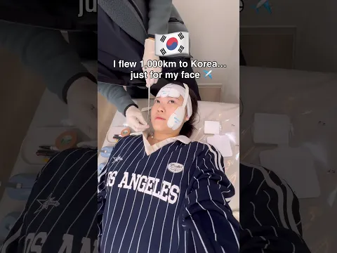I flew 1,000km to Korea🇰🇷just for my face ✈️