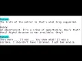 EXTORTION IS WHAT GREG SUGGESTED