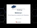 BP Academy Webinar Recording Time-frequency analysis with Wavelets