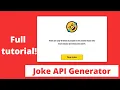 Random Joke Generator Project Javascript Fetch API