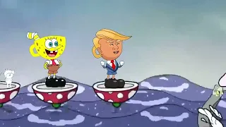 Spongebob In Cuphead Meets Donald Trump And Cala Maria Ft OneyPlays Part 8 3LAMESTUDIO 