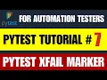 Pytest Tutorial xfail Marker in Pytest