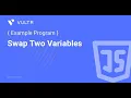 Swap 2 string without temp value by JavaScript
