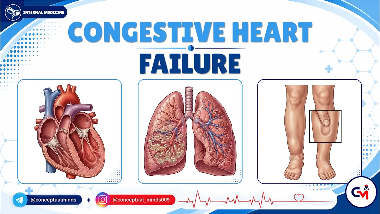 21. Congestive Heart Failure 🫀| Causes, Symptoms, Diagnosis & Treatment