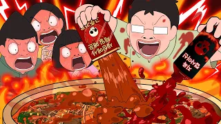 랜덤 비빔밥 먹방 챌린지