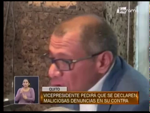 Vicepresidente pedirá que se declaren maliciosas denuncias en su contra