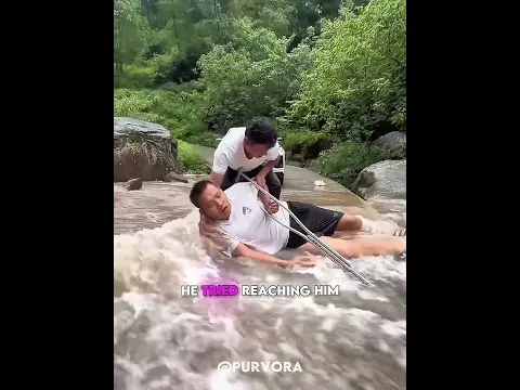 He Stopped His Car to Save This Man 🌊❤️
