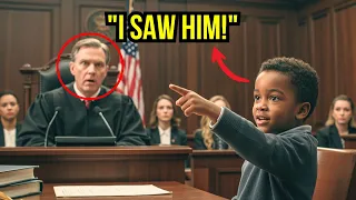 A Black Little Boy Pointed at a Police Officer in Court, and What He Said Shocked Everyone.