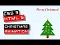 How to create a Christmas tree with html5 and css3 animations