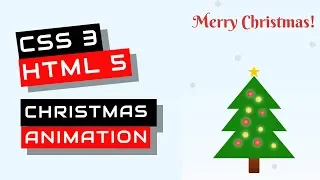 How to create a Christmas tree with html5 and css3 animations