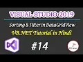 DataGridView Sorting Filter in VB Net Part 14