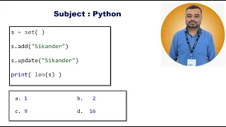 Python Set - add and update
