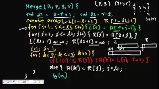Programming Interview Merge Sort Algorithm and Analysis