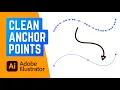 Cleaning Anchor Points in Illustrator With a Single Click
