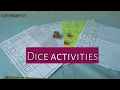5 DIY dice math activities and worksheets
