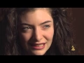 Lorde - Writing Royals GRAMMYs